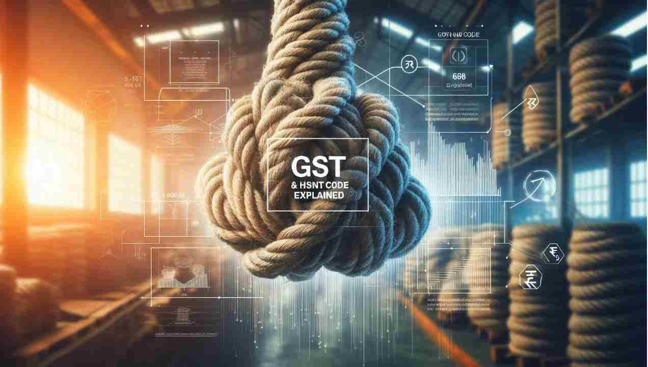 GST Rates and HSN Code 5608 for Knotted Netting of Twine, Cordage